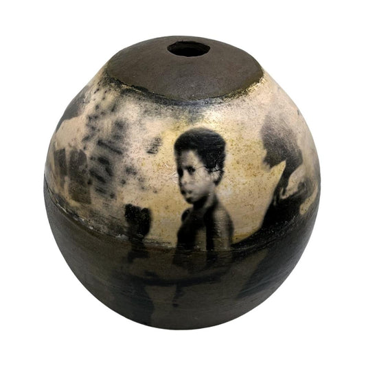 Drawing with smoke, light, and fire series #17