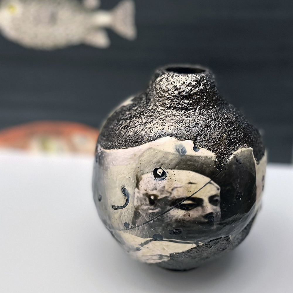 Drawing with smoke, light, and fire series #10