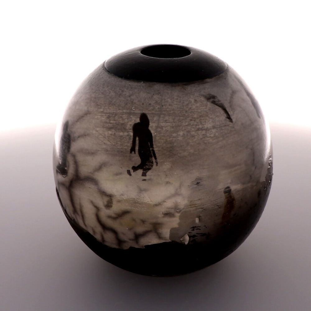 Drawing with smoke, light, and fire series #12