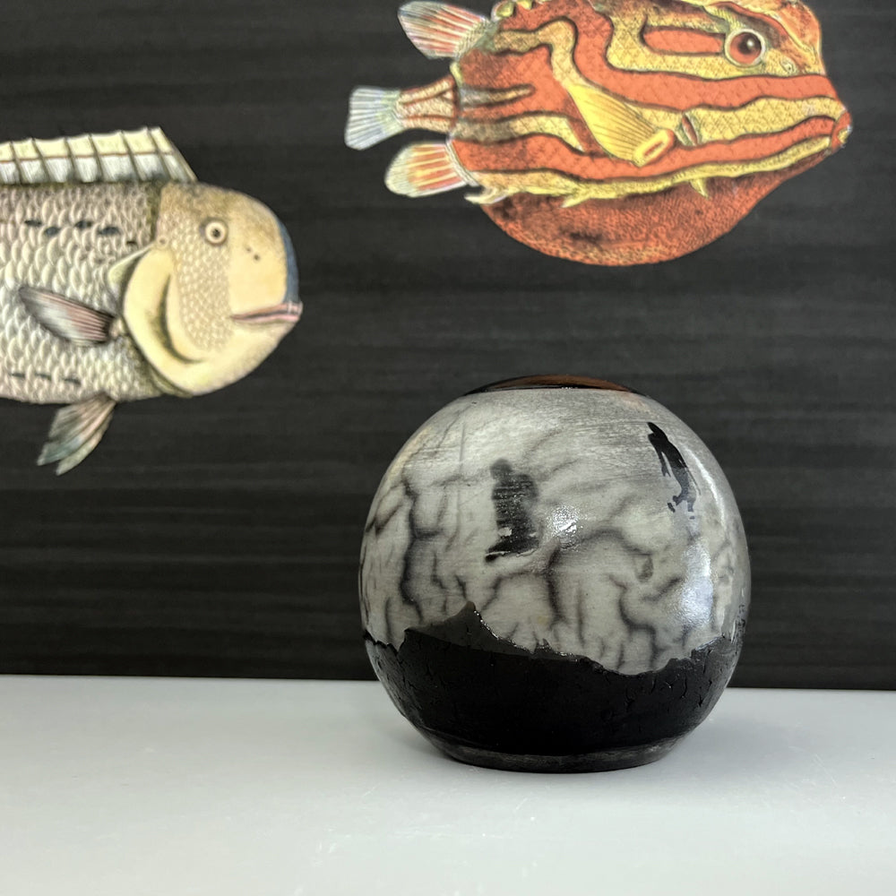 Drawing with smoke, light, and fire series #12