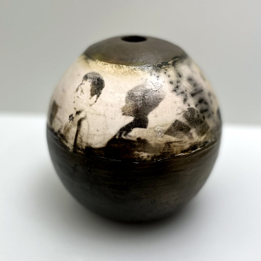 Drawing with smoke, light, and fire series #17