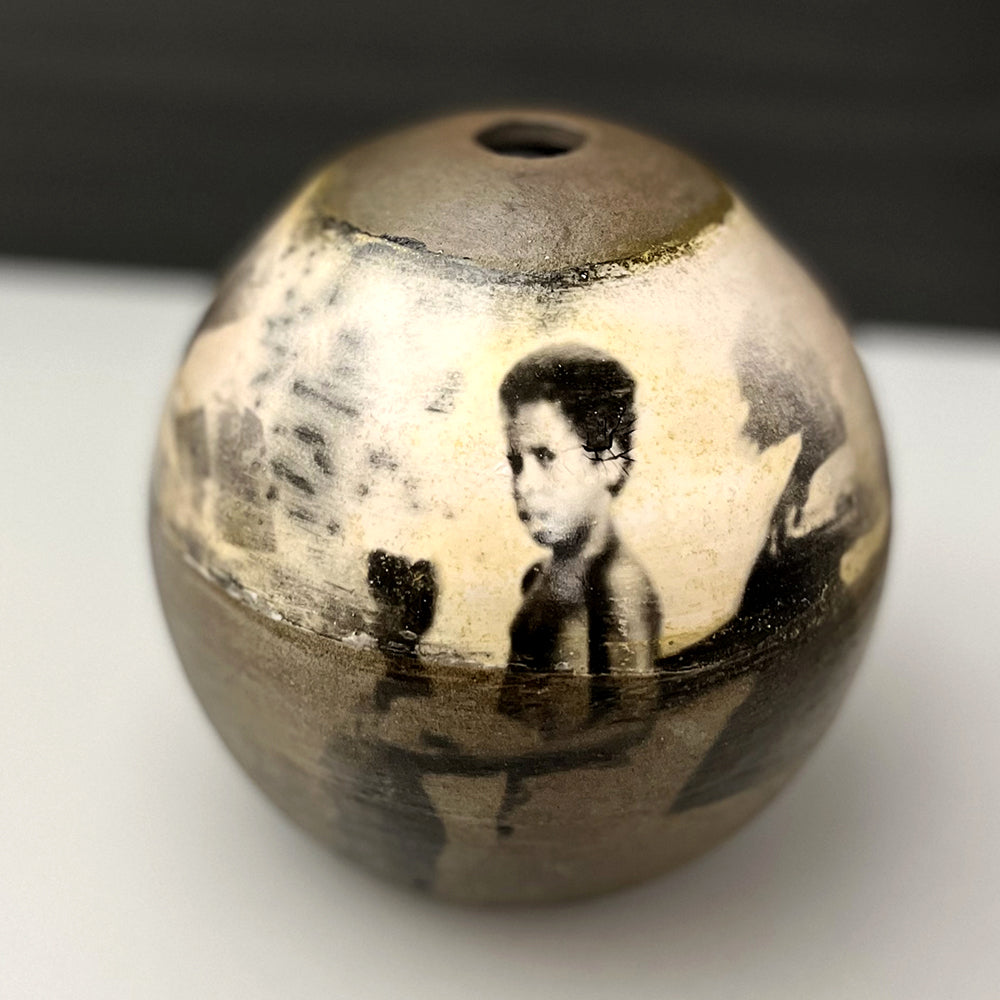 Drawing with smoke, light, and fire series #17