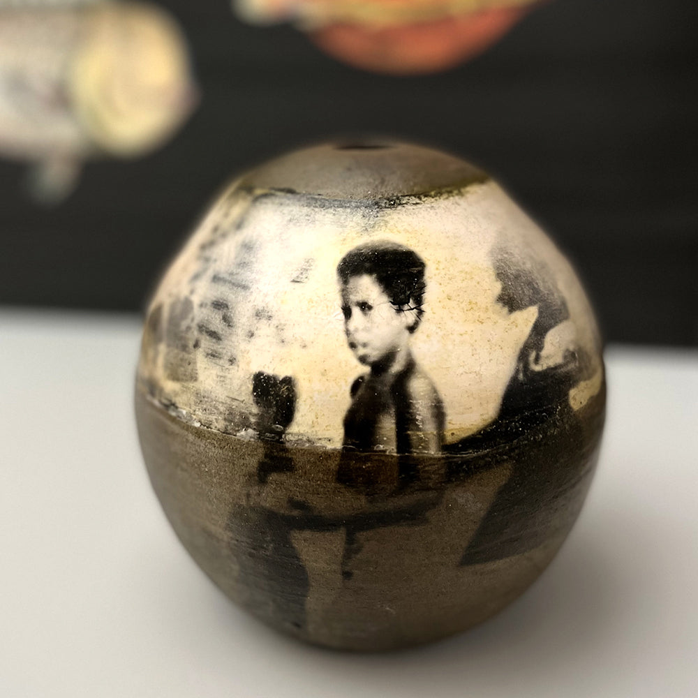 Drawing with smoke, light, and fire series #17