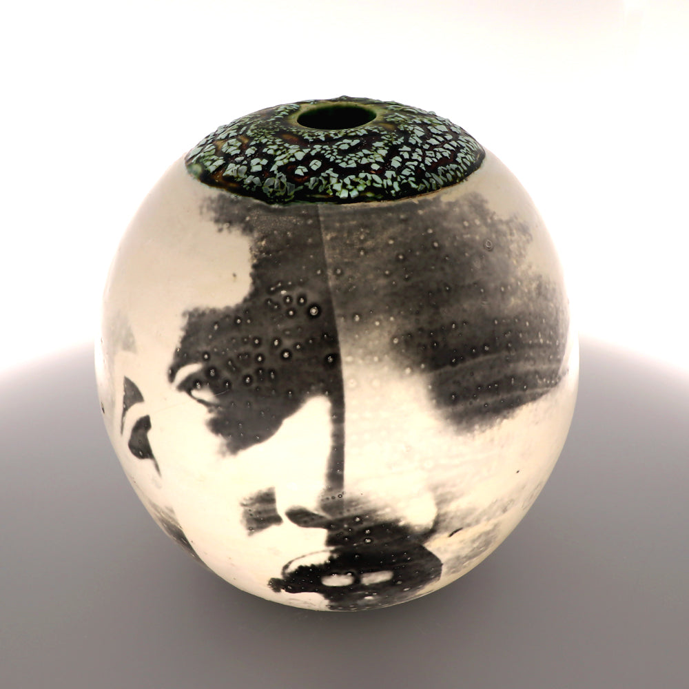 Drawing with smoke, light, and fire series #18