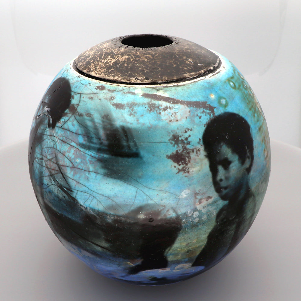 Drawing with smoke, light, and fire series #20